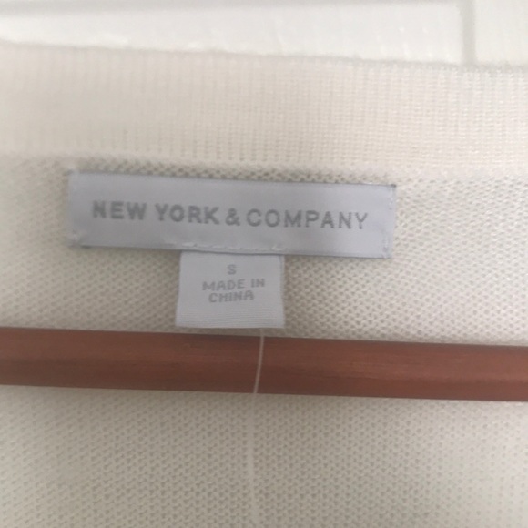 Cream sweater by NY&Co in size S - Picture 2 of 6